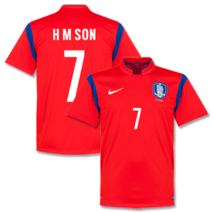 Nike South Korea Home H M Son Shirt 2014 2015 (Fan