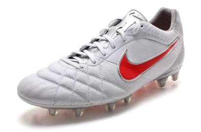 Nike Tiempo Flight FG Football Boots White/Siren