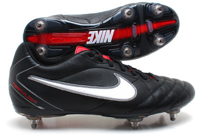 Nike Tiempo Flight SG Football Boots Black/White