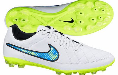 Tiempo Legacy AG Football Boots White/Volt/Soar