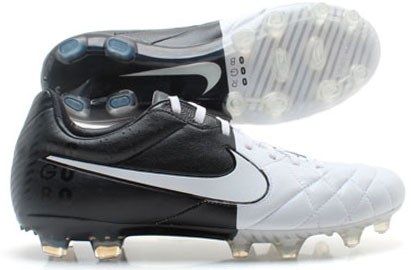 Nike Tiempo Legend IV FG Football Boots White/Black