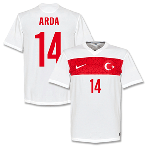 Nike Turkey Away Arda Shirt 2014 2015 (Fan Style