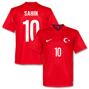 Nike Turkey Home Sahin Shirt 2014 2015 (Fan Style