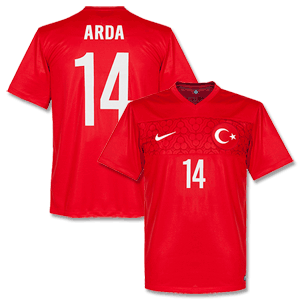 Nike Turkey Home Shirt 2014 2015   Arda 14
