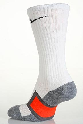 Unisex 1 Pair Nike Pro Compression Training Crew Sock White