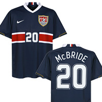 Nike USA Away Shirt 2006/08 with McBride 20 printing.