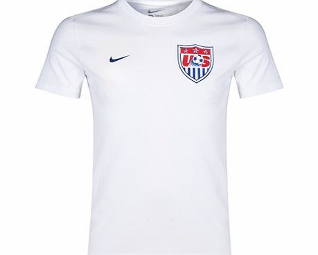 Nike USA Core T-Shirt White 608615-100