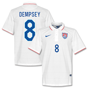 Nike USA Home Dempsey Shirt 2014 2015 (Fan Style