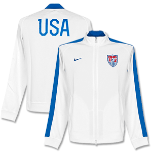 Nike USA White N98 Track Jacket 2014 2015