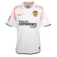 Nike Valencia Home Shirt 2008/09.