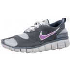 Nike Womens Free 5.00 II Running Shoe Grey/Violet