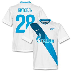 Zenit St Petersburg Away Witsel Shirt 2014 2015