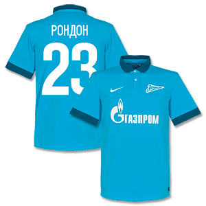 Nike Zenit St. Petersburg Home Rondon Shirt 2014 2015