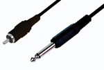 1/4" Plug to Phono Plug Lead ( Pho - 1/4