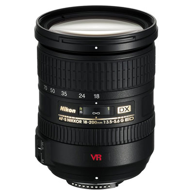 Nikon 18-200mm f3.5-5.6 G AF-S DX VR Lens