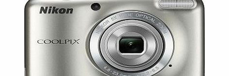 Nikon COOLPIX L27 Compact Digital Camera - Silver (16.1MP, 5x Optical Zoom) 2.7 inch LCD