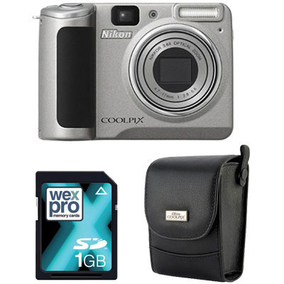 Coolpix P50 Silver Compact Camera with