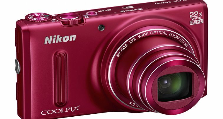 Coolpix S9600 Red
