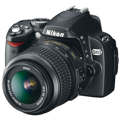 D60 Digital SLR Camera with 18-55 VR Lens