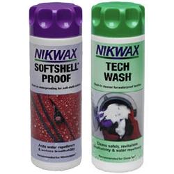 Nikwax Softshell and Techwash 150ml Twin Pack