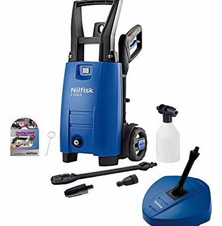 Nilfisk C110 4-5 PC Xtra Compact High Pressure Washer with Patio Cleaner
