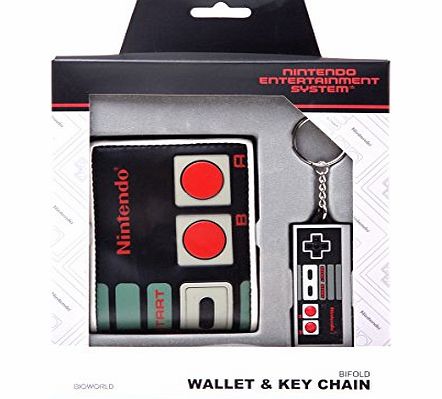 Nintendo - Classic Controller Wallet And Keychain Gift Set