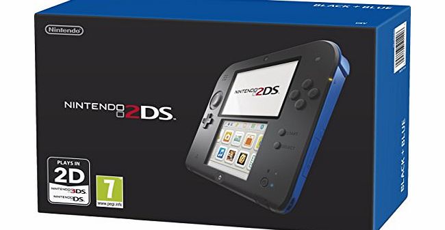 2DS Console - Black and Blue