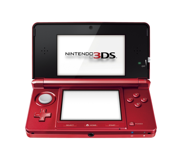 3DS Game Console Metallic Red