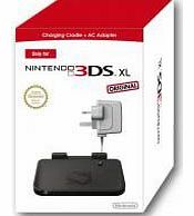 Nintendo 3DS XL Power Adapter and Cradle on