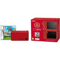 DSi XL Game Console Red-smb