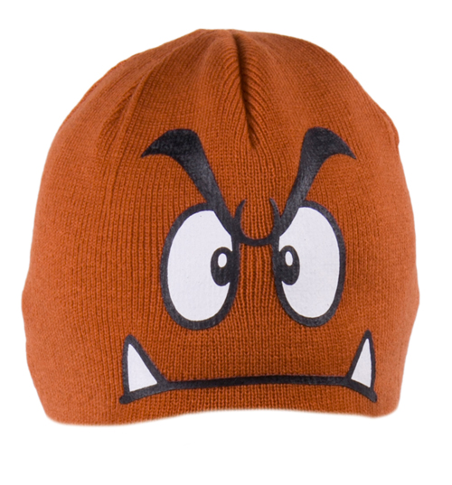 Super Mario Brothers Goomba Beanie Hat