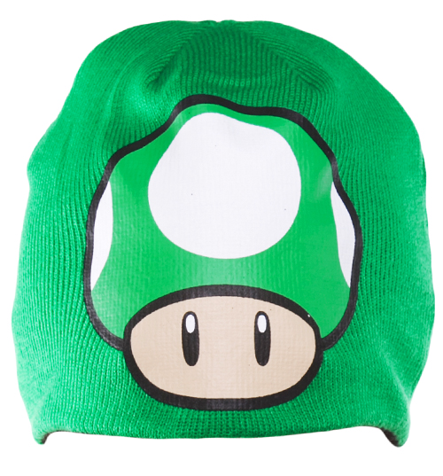 NINTENDO Super Mario Brothers Mushroom Beanie Hat