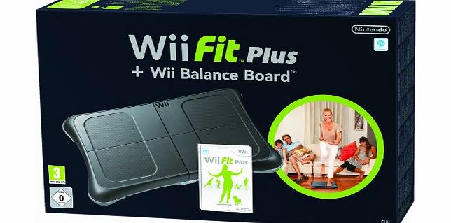 Nintendo Wii Fit Plus with Balance Board - Black (Wii)