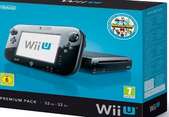 Nintendo Wii U Console Premium Black 32GB, 2300132 (32GB)