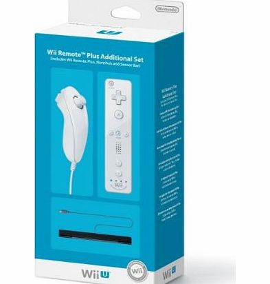 Nintendo Wii U Remote Plus Additional Set - White (Nintendo Wii U)