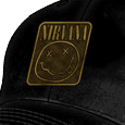 Nirvana Metal Badge Baseball Cap