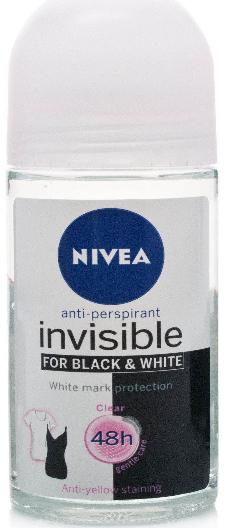 Invisible Back & White Deodorant Roll-On