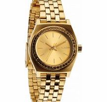 Nixon Ladies Small Time Teller All Gold Crystal