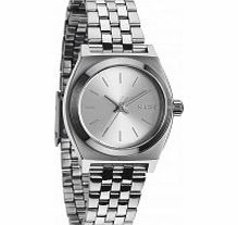 Nixon Ladies Small Time Teller All Silver Watch