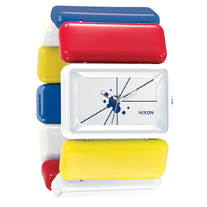 The Vega Watch. White Red Yellow Blue