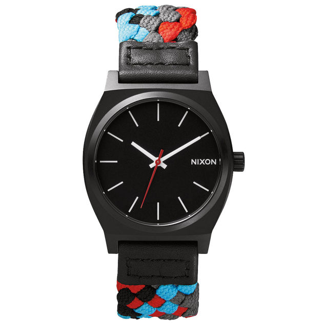 Nixon Mens Nixon The Time Teller Watch - Black Red