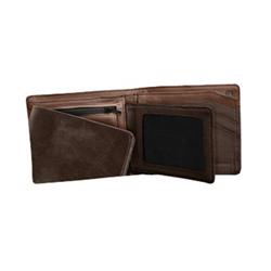 Satellite Leather Wallet - Brown