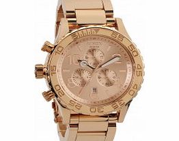 Nixon The 42-20 Chrono All Rose Gold Watch