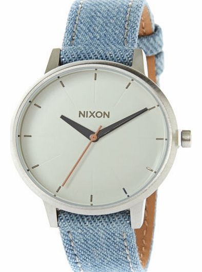 Womens Nixon Kensington Leather Watch - Washed