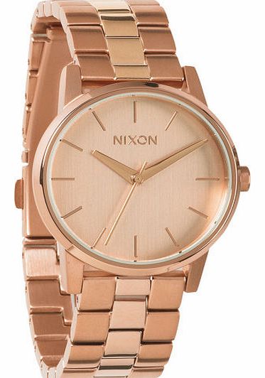 Womens Nixon Small Kensington Watch - Rose Gold