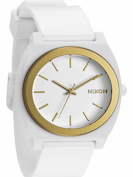 Womens Nixon Time Teller P Watch - White / Gold