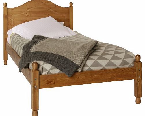 NJA Furniture Copenhagen Single Bed, 3 ft, 95 x 200 x 101 cm, Antique Pine