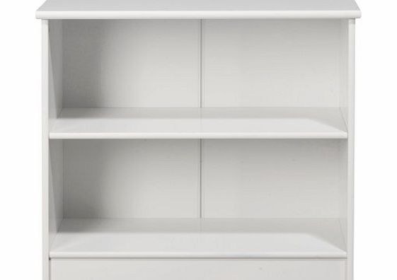 NJA Furniture Kids World Kids Low Bookcase, 73 x 75 x 39 cm, White