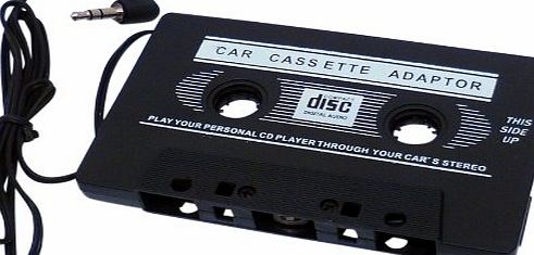 BLACK CAR CASSETTE CD ADAPTER TAPE FOR IPOD NANO MP3