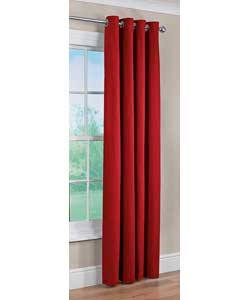 no Colour Match Lima Ring Top Red Curtains - 46 x